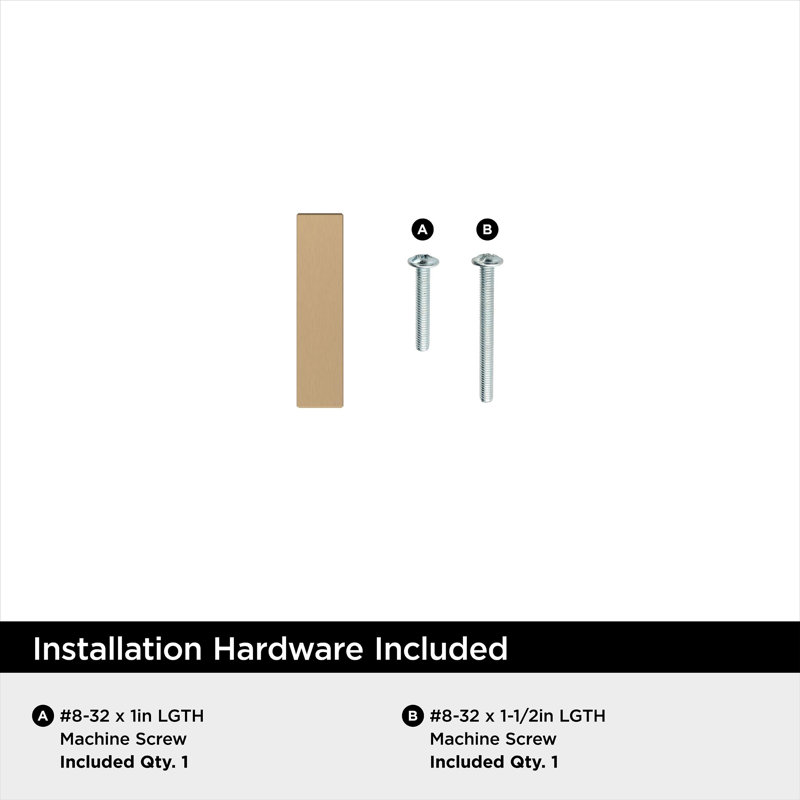 Bouton d'armoire Intersect 1-15 / 16 pouces (49mm) - paquet de 10, Bronze champagne, 10