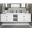 84'' W Wall Mounted Double Bathroom Vanity Base