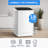 2.8 Cu.Ft Full Automatic Portable Washer With 4 Wash Programs 4 Water Levels & 3 Temps & Drain Pump-115236515