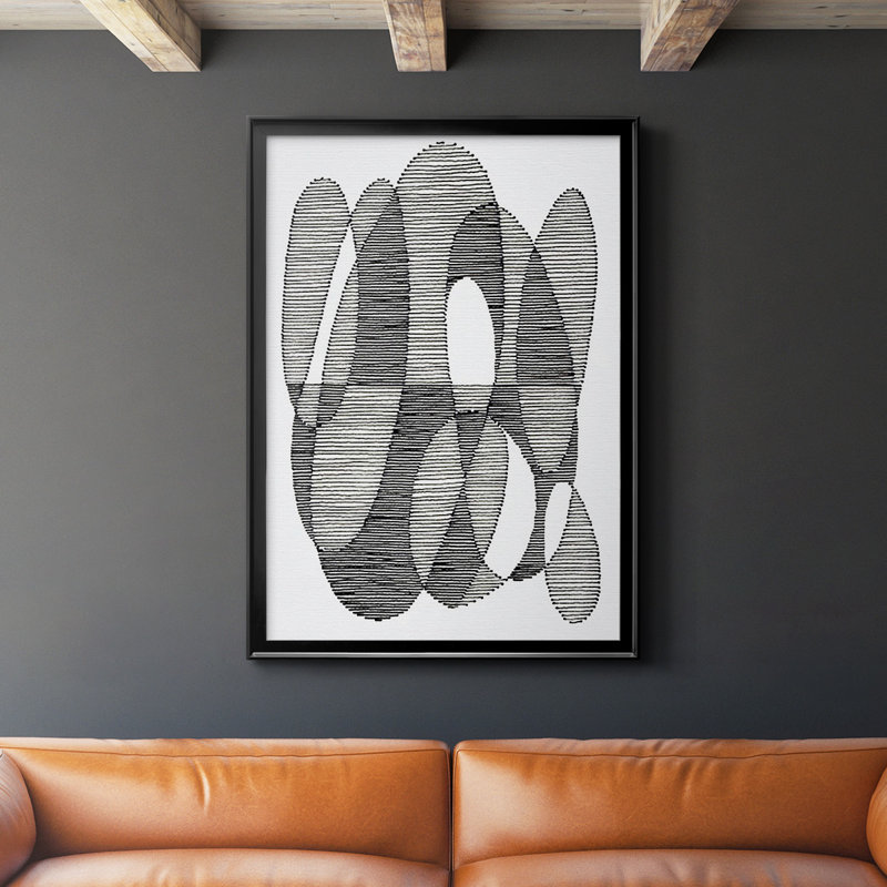 «Opposite Day I», reproduction encadrée de qualité supérieure - prête à être accrochée, H 36,5 po x l 26,5 po x P 1 po