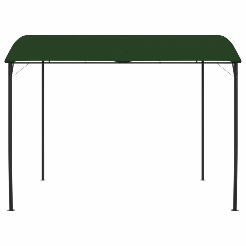 VidaXL 300cm D Polyester Cover Retractable Patio Awning, 255cm H x 300cm W x 300cm D