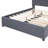 Upholstered Platform Bed with Trundle-158415128-158415129