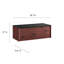 Bureau mural avec armoire et tablette Modway Kinetic-88459750-88459749