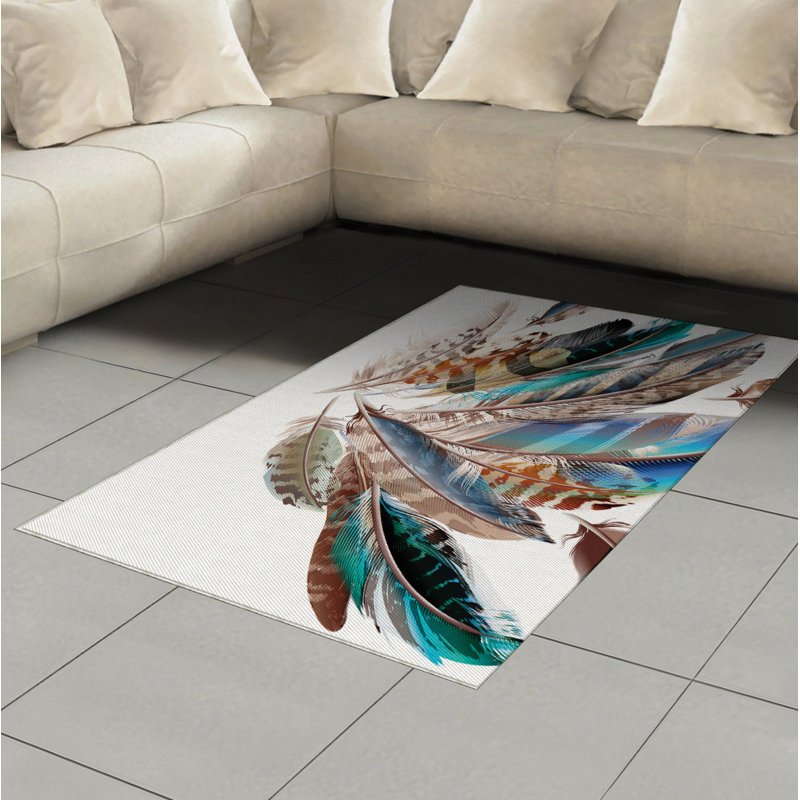 Animal High Density Long Fiber Poly Threads Decorative Area Rug Carpet, Rectangle 4' x 5'8"