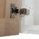 Frontline Shaker Recessed Frameless 3 Door Medicine Cabinet with Adjustable Shelves