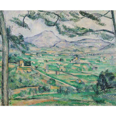 Adhésif décoratif Cezanne Montagne Sainte-Victoire (19e)