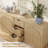 Designer 66.9'' Wide Curved Three-dimensional Texture Sideboard-1096326603