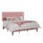 Modern Velvet Upholstered Bed Frame With Adjustable Headboard, Full Size, Queen Size, King Size, No Box Spring Needed-657436834-657436836