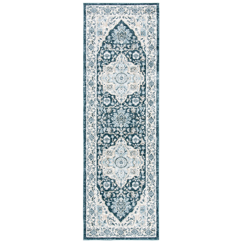 Delmer Performance Oriental Rug, Runner 2'2" x 5'