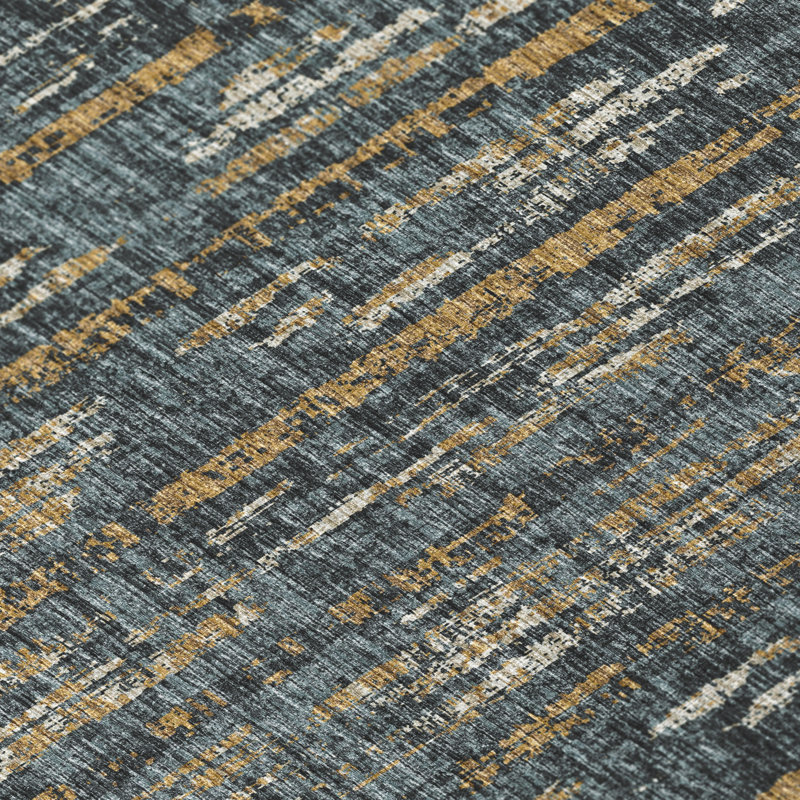Chenille Southwestern Indoor / Outdoor Rug, Rectangle 1'8" x 2'6"