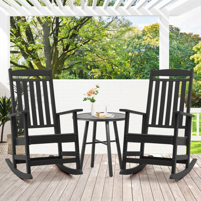 Outdoor Rocking Plastic Chair