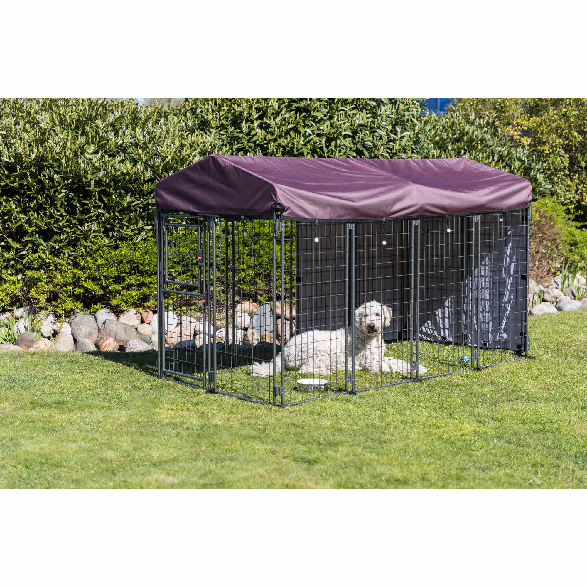 TRIXIE Dog Kennel Sunshade, All Weather Protection Side Panel, Protect
