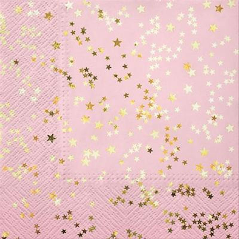 Serviettes jetables en papier Stars Basic