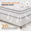 Matelas hybride en mousse à mémoire de forme 12 po-549933406