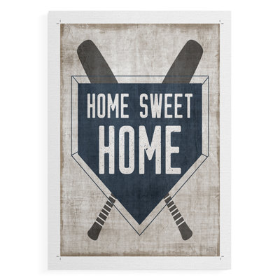 Home Sweet Home Base -Canvas Print Only - NOT FRAMED