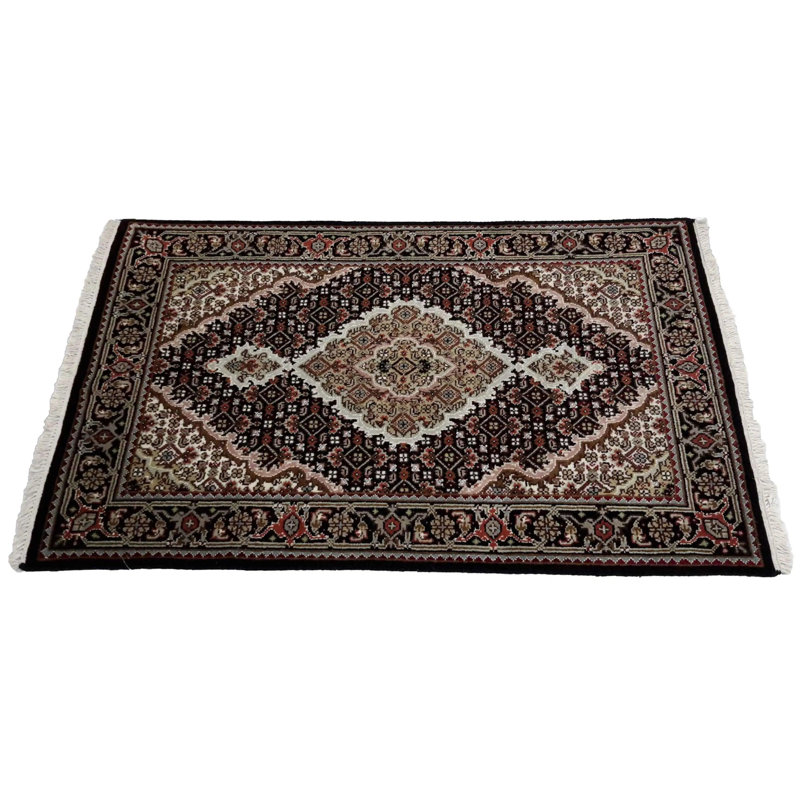 Omere Oriental Area Rug in Navy