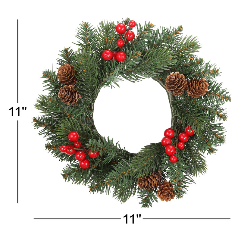 Hafner Adjustable Candle Ring Mini Wreath