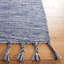 Tapis en laine tissé à la main bleu marine / beige Elysee-220057989