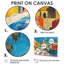 Le Caire, Égypte, paysage urbain en été II - Bâtiments de la ville, art mural, salon-804995115-564811232