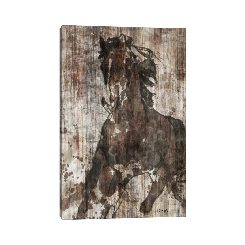 Galloping Horse by Irena Orlov - Gallery-Wrapped Canvas Giclée on Canvas, Wrapped Canvas, 20.32 cm H x 30.48 cm W