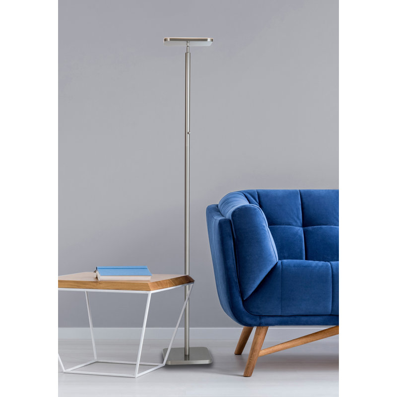 Escalante 71.75'' Torchiere Floor Lamp, Brushed Nickel