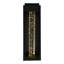 Applique murale d'extérieur 27 po de haut à DEL intégrée noire pour entrée, garage, revêtement - applique moderne verticale-87088453
