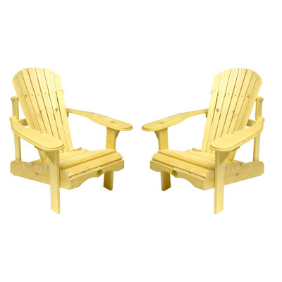 Emmet Pine Outdoor Adirondack Chair
