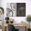 «Tree Ring», souche de bois gris, œuvre d'art neutre, photos de cabane de ferme rustique, ensemble de 2 impressions sur toile encadrées, 16 x 24 x 2, 24 x 36 x 2-119463610-92285405-92285406