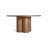 4 Quarter Round Solid Wood Dining Table-90927616-90927618