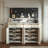 White Solid Wood Shoe Storage Bench-2009462380