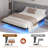 Floating Metal Bed Frame-427435927