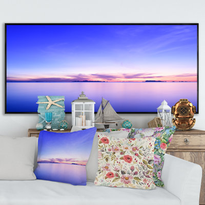 Dramatic Panoramic Tropical Sunset V - photographie sur toile