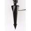 Spot d'extérieur laiton coulé 12V 3 po de largeur x 8,5 po de hauteur en bronze foncé