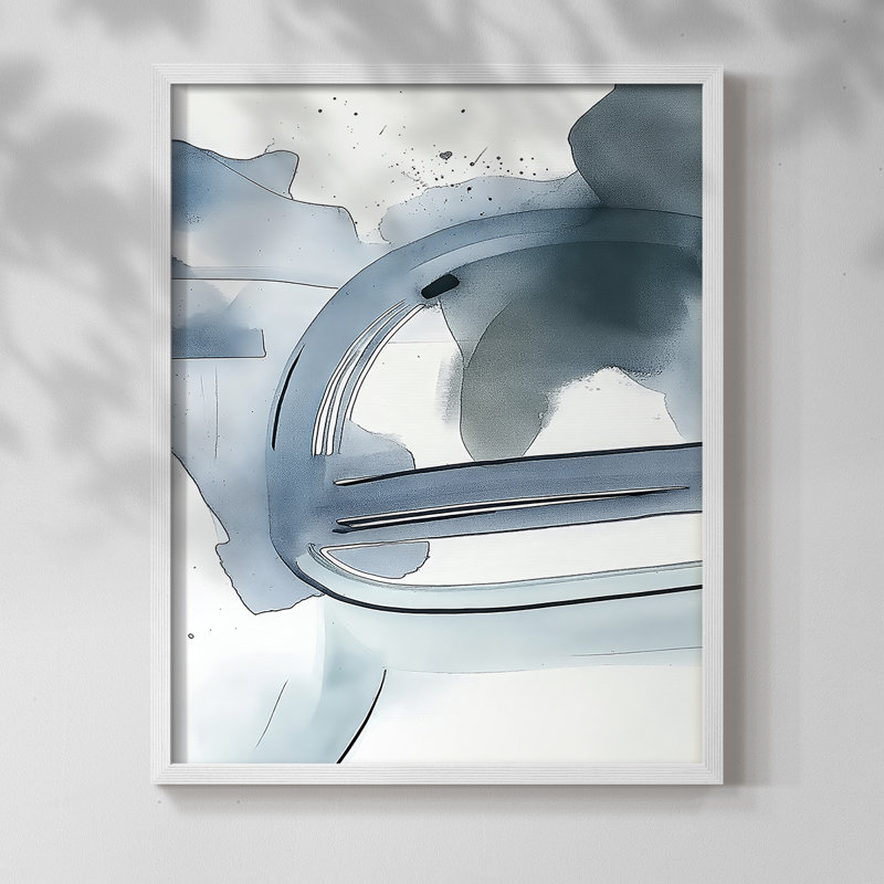 "ABSTRACT Series DCC XXXV III" par J Paul, Blanc / Blanc, H 21 po x l 17 po