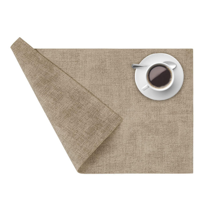 Crestone Leather/Faux Leather Rectangle Placemat | Wayfair