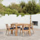 Thorne 43'' Rectangular 4 - Person Outdoor Dining Set