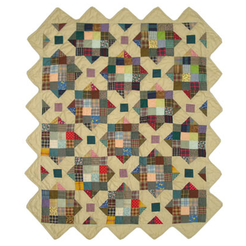 Treasures In The Attic Quilted Throw Blanket