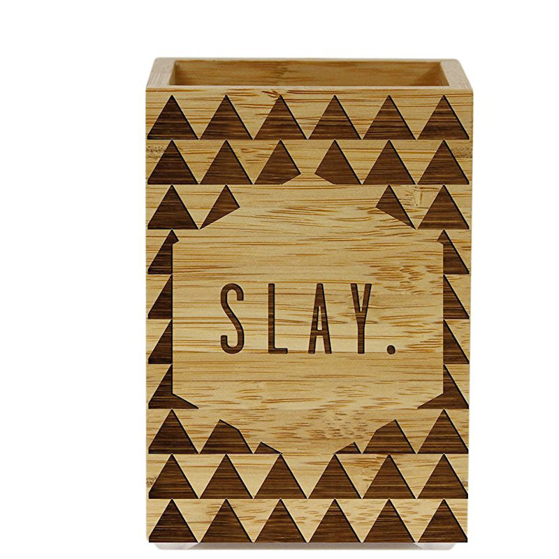 "slay" bambou porte-stylo en bois
