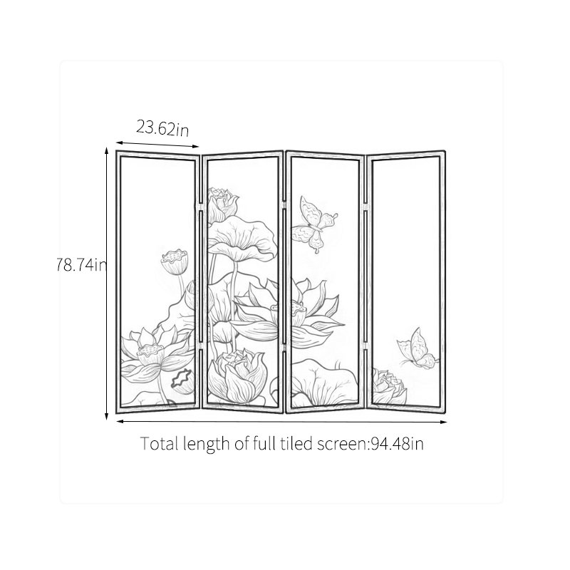 Ahilan, 78.74" H x 94,48" W x 1.37" D
