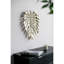 Décoration murale distinctive en feuille d'or, 18,9 x 13,4 x 1,4 po, fabrication artisanale en aluminium magnifique, faite de-1443975074