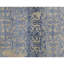 Hand Knotted Area Rug in Silver And Blue