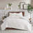 3 Piece Tufted Cotton Chenille Geometric Comforter Set Off-White-113361314