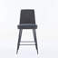 Ensemble de 2 chaises de bar réglables en fer avec pieds de fer réglables et comptoir de bar-765623507