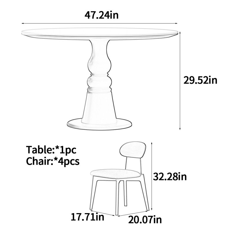Table ronde French French, 5