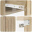49cm W Manufactured Wood Bedside Table-349981315