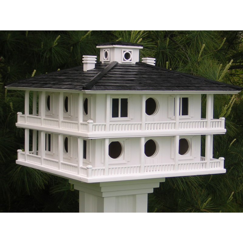 Signature Series Clubhouse Birdhouse for Purple Martins 15.5'' H x 21'' W x 21'' D Birdhouse