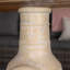 Hourglass Clay Wood Burning Smokeless Chimnea