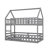 Twin-Over-Twin Bunk Bed With Fence & Door, House Style-1756494019