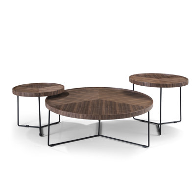 Heckson 3 - Piece Coffee Table Set