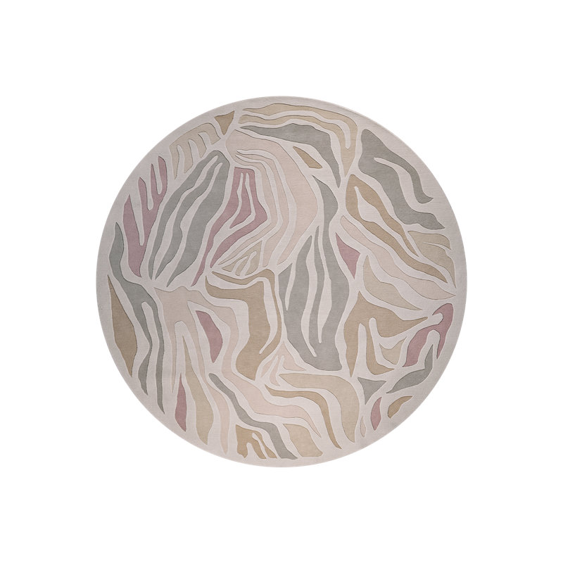 Rêverie Blonde Area Rug, Round 8'